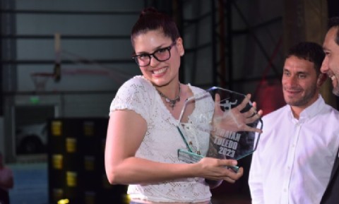 Deportistas homenajeados en los premios Braian Toledo