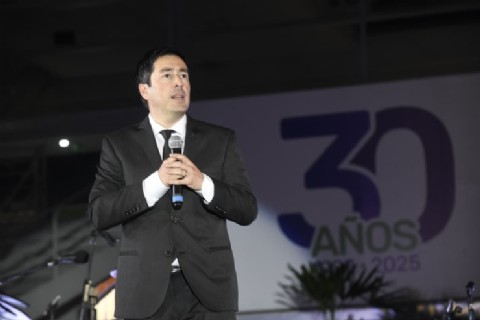 VIDEO | El Municipio celebró su 30° aniversario con un emotivo acto encabezado por el intendente Leo Nardini