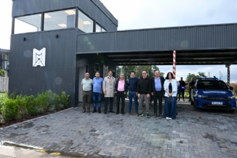 El intendente Leo Nardini inauguró una nueva Posta Policial en el Barrio Pech de Tortuguitas