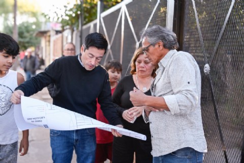 VIDEO | Nardini inauguró la primera etapa de pavimentación en el Barrio Primaveral