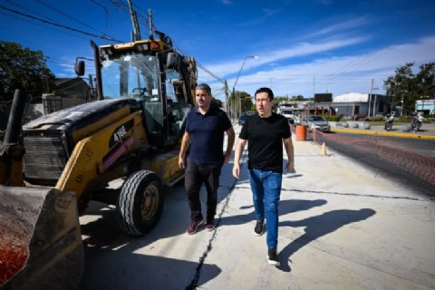VIDEO | Nardini y Caggiano recorrieron la obra de repavimentación de la Ruta Provincial N° 24