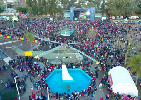 Malvinas festeja el Día de la Primavera con la inauguración del Parque de la Juventud y la Familia