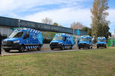 VIDEO | La municipalidad compró cuatro ambulancias para el sistema Emergencias San Miguel