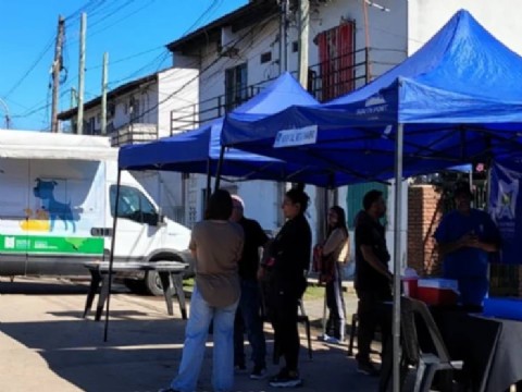 "Malvinas más cerca" llega al barrio San Jorge con servicios y atención municipal