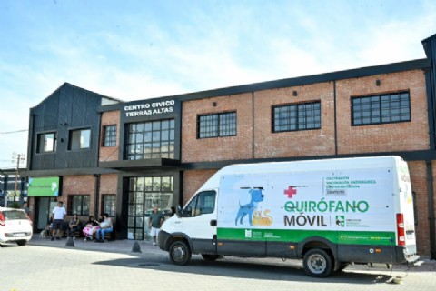 Se realizó un operativo de castración en el Centro Cívico de Tierras Altas