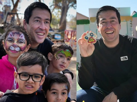 VIDEO | Con la participación del intendente Nardini, la ciudad festejó el Día de la Niñez con juegos y shows