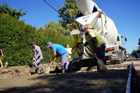 El municipio avanza con obras de repavimentación en Ingeniero Pablo Nogués