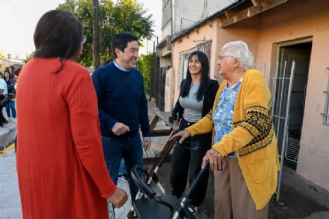 Nardini inauguró cuatro nuevas calles en el barrio Estudiantes de Grand Bourg