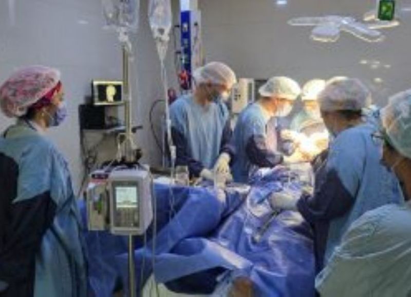 Se realizó una cirugía cráneo facial de alta complejidad en el Hospital Larcade