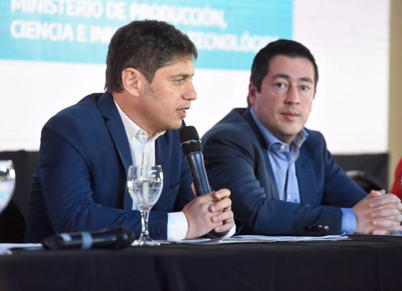 Kicillof y Nardini presentaron el programa "Arriba Pymes" en Malvinas Argentinas