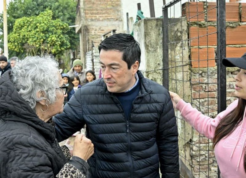 Avanzan las pavimentaciones en el barrio Rodríguez de Grand Bourg