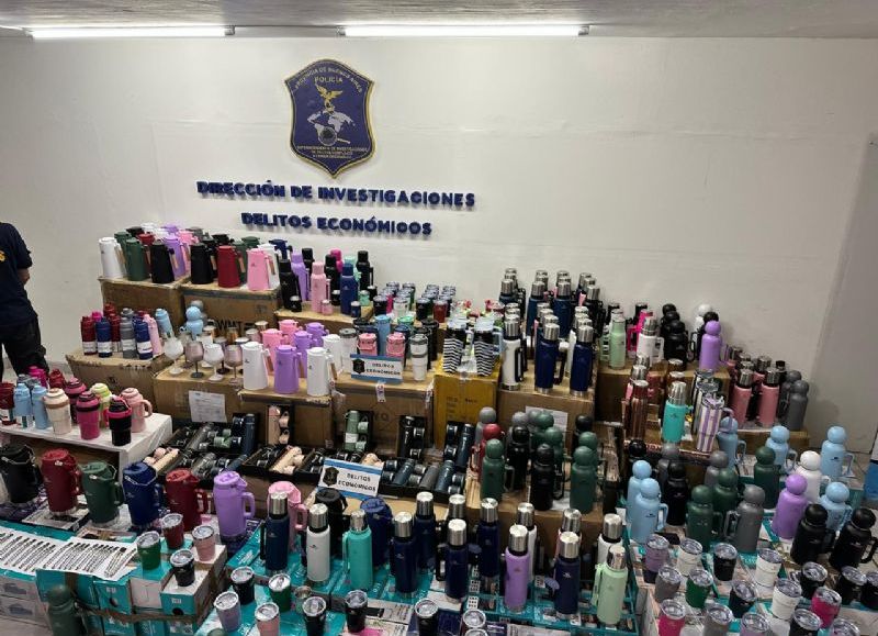 VIDEO| San Miguel y José C. Paz: desbaratan red de venta de productos Stanley, secuestran mercadería valuada en millones