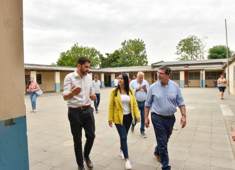 Noe Correa recibió a Alberto Sileoni en Malvinas Argentinas