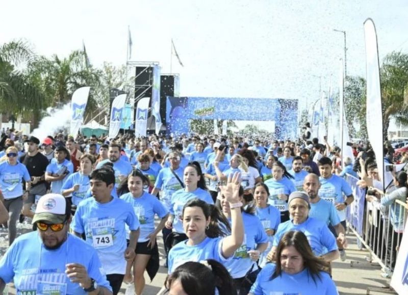 VIDEO | Más de 15 mil vecinos participaron de la 6ta edición del Circuito Malvinas