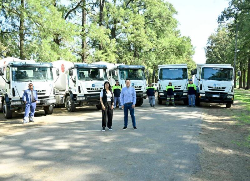 El intendente Leo Nardini suma maquinaria al área de Servicios Públicos y la Planta Hormigonera Municipal