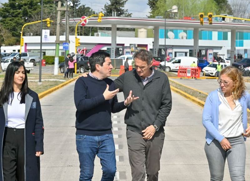 El intendente Nardini y el ministro Katopodis inauguraron una obra histórica para el Municipio