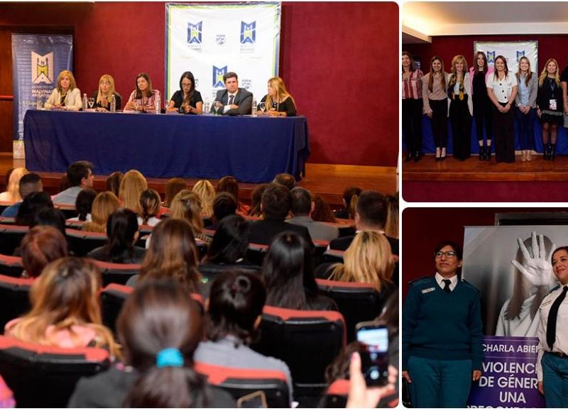 Charla abierta sobre violencia de género en el Salón Auditorio del Palacio Municipal