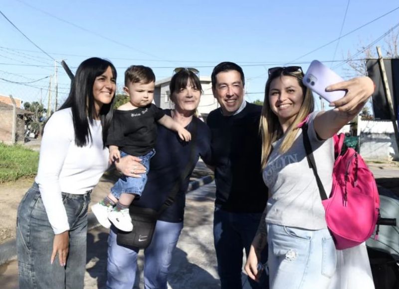 El intendente Nardini presentó más calles pavimentadas en Barrio Rodríguez: "Nuevo sueño cumplido"