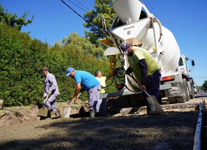 El municipio avanza con obras de repavimentación en Ingeniero Pablo Nogués